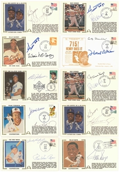 Lot of 160+ Signed/Multi-Signed First Day Covers Including Koufax, Mays, Robinson, Griffey Jr. & More (Beckett PreCert)
